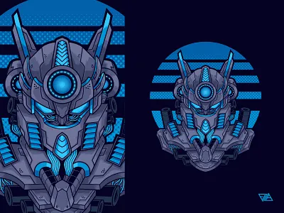 Mecha ronin apparel art artwork branding cyber cyberpunk design gundam illustration logo mask mecha modern ninja poster robot samurai sci fi tshirt vector