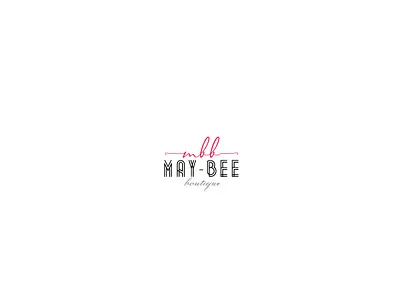 MAY BEE Boutique logo design