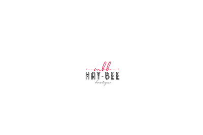 MAY BEE Boutique logo design