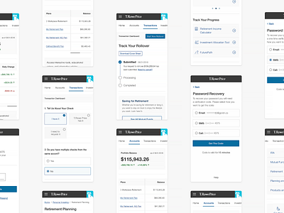 TRP III app banking design finance fintech interface mobile mobile app ui user experience user interface ux web design website