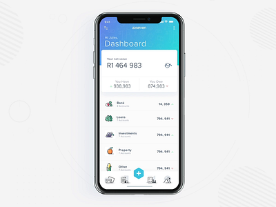 22 Seven budgeting finance app aftereffects animation app app design bank app budgeting design finance app money app ui uiux ux