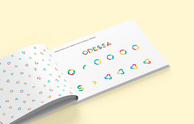 Design Patterns for children’s dance academy ’’ODESSA’’ branding design guideline identity logo pattern print vector