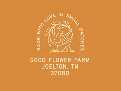 Emblem badge emblem flowers logo person symbol