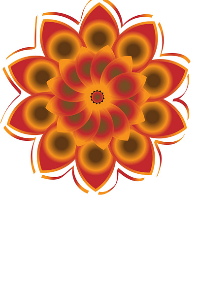 Mandala Art Designing branding design illustration vector