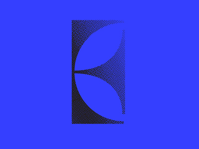 E 36 days of type 36 days of type lettering 36daysoftype 36daysoftype07 black blue branding halftone halftone texture icon icon design lettering lettermark logo logodesign texture typography