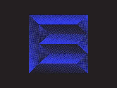 Eeeee! 36 days of type 36days adobe 36daysoftype 36daysoftype07 bevel black blue branding chrome graphic design halftone halftone texture icon icon design lettering lettermark logo logo design texture typography