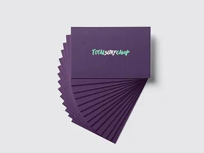 Totalsurf Business card brand branding business business card design businesscard design logo logotype surf typography vector visual identity website