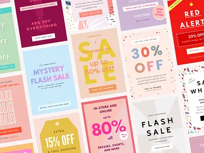 Sale Email Design Templates eblast email email design email marketing email template newsletter sale web design