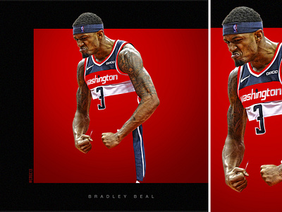 „COLOR BOUND“ Bradley Beal artwork customcardartist customcarddesigner