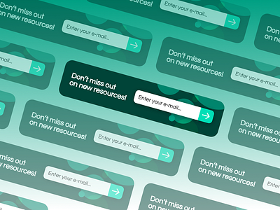 DAILY UI 026 - SUBSCRIBE app design banner clean daily daily ui dailyui dailyui26 dailyuichallenge design flat design green newsletter newsletters simple subscribe subscribe form subscription ui ui design ui ux