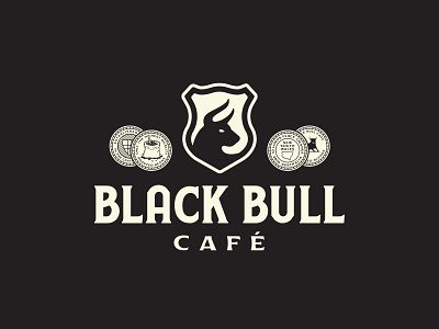 Black Bull Café black bull café coffee coins crest forefathers group growcase