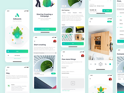 Adboards (Free Sketch File) clean design exploration free freebie minimal modern ui ux