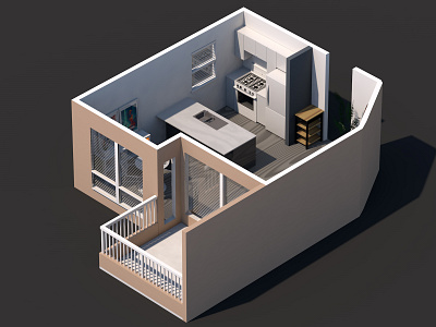 Mini Home 3d 3d animation 3d art 3d artist app architecture cinema cinema4d clean design home house icon illustration isometric isometric art isometric illustration