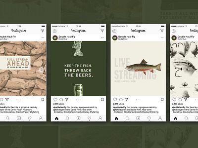 Keep the fish. Throw back the beers. agency branding branding and identity branding design concepting dallas fish fort worth illustration local neutral colors outdoor outdoor branding sans serif social agency socialmedia typography ux vintage