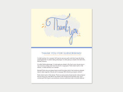 Daily UI Challenge 077 - Thank You dailyui dailyuichallenge design thank you thank you page ui