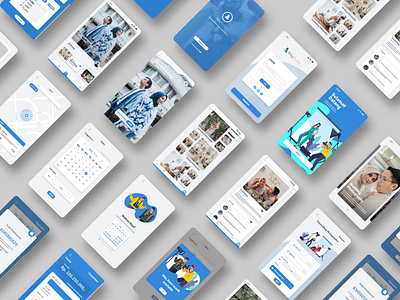 UI/UX Rely Studio design illustration mobile app design ui ux