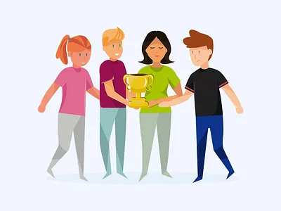 Teamwork Illustration illustration illustration art illustration digital illustrator team teamwork vector