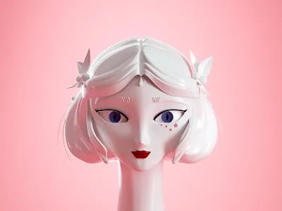 girl 3d cinema4d design octane photoshop shanghai