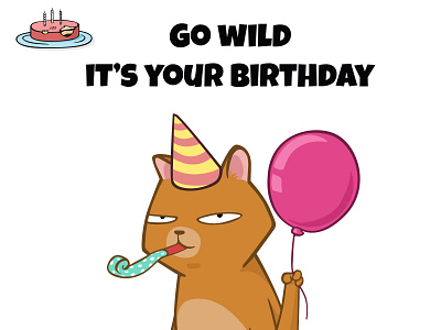 cat2 ballon birthday cat