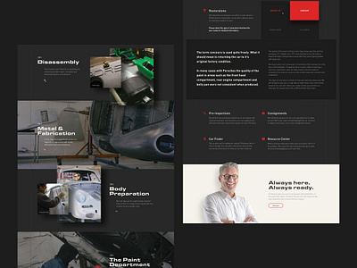 CPR – Process and Services california car classic car dark ui dealership desktop exotic interior page mobile responsive porsche ui ux visual design web design website wireframes