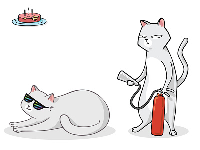 cat4 cat extinguisher glasses