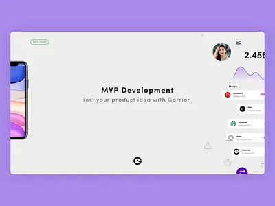 MVP landing page animation design graphic design illustration interface landing landing page mvp product design product mvp simple ui ux web web design web development company website