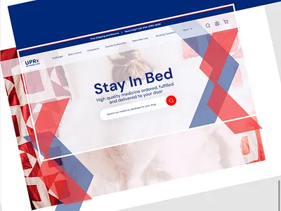 Let's see if we can bring back screenshots to Dribbble!!!! b2c branding clean dribbble ecommerce eshop figma landing landing page deconstructed landingpage medical app medicine product search searchbar stayinbed ui wip work in progress workinprocess