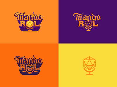 Tirando Rol dice dnd fantasy icon medieval mexico podcast podcast logo podcasting type