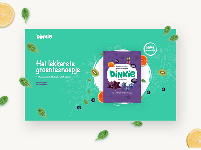 Concept for a healthy brand branding concept design header healthy hero snack website