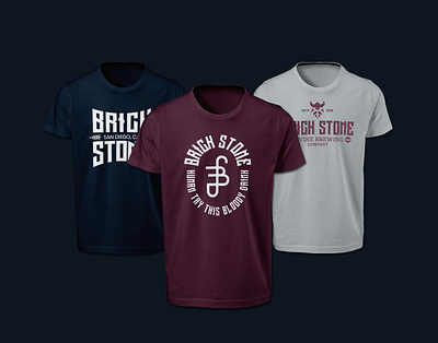 BrickStone T-shirts badge brand identity identity lockup logo merchandise merchandise design symbol tshirt tshirt design wordmark