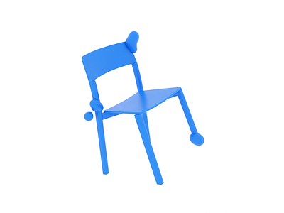 Take a seat. 3d animation arnold blobby chair dynamics loop maya motion