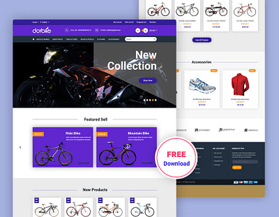 Bicycle E commerce Free PSD Template (Themeforest Approved PSD) bicycle bike bikes corporate design dotthemes ecommerce ecommerce shop free free ecommerce psd free psd free shop psd free template freebee freebie freebies psd template themeforest psd