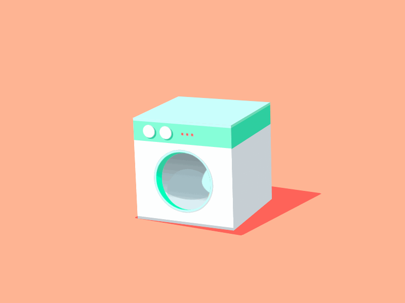 Laundry - HTML/CSS 3d animation css design html illustration web