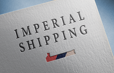 Imperial Shipping Logo adobe brand branding design graphic design illustration illustrator logo logo design typography