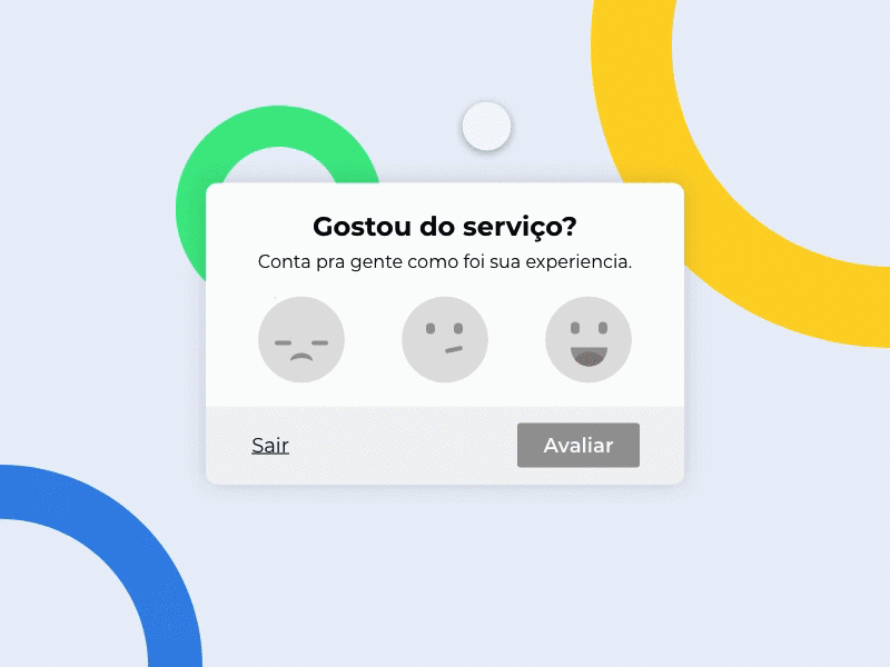 Evaluation Modal animation dailyui modal motion principle ui uiux xd