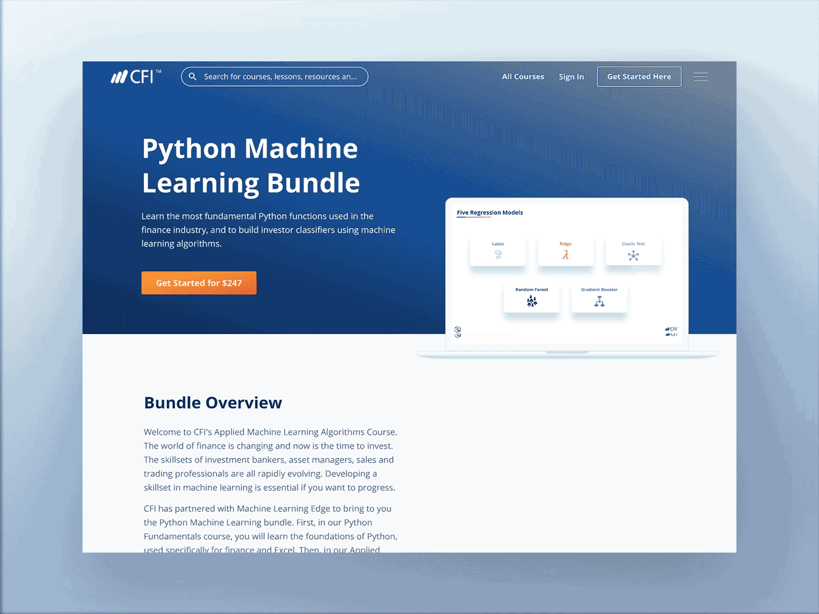 Landing Page for Course Bundle education website elearning figma landing page marketing website online education photoshop principle