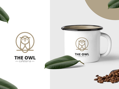 Cafeteria Identity animal brand identity brandidentity branding design geometric design graphic design identity logo mark owl symbol