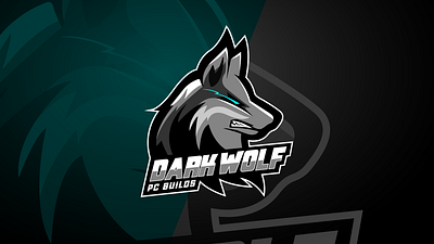 Dark Wolf PC Builds gaming logo wolf wolf logo