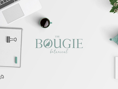 Bougie Botanical Logo adobe boutique brand branding design designer graphics graphicsdesigner illustrations illustrator logo photoshop woman