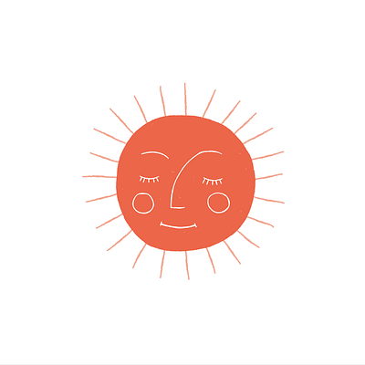 Sun Day by Emily Small adobe illustrator adobe illustrator draw design digital art digital illustration draw drawing hand drawn illustration illustrator ipad pro art logo procreate sticker sun sunny vector