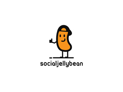 Social Jelly Bean creative design design for good flat logo logodesign logogram modern logo simple logo social vector vector art