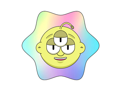 Listen to Maurice, the Alien neighbor who always wants to BBQ alien antenna barbecue bbq cartoon dude giphy holo holographic hypnotize illustration sticker stickermule stupid trippy weird