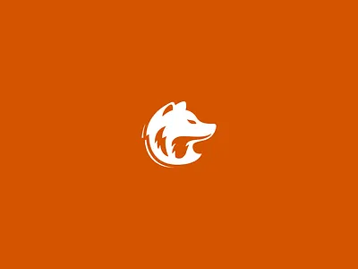 fox design flat logo minimal
