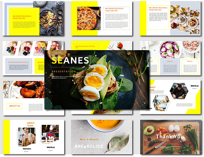 Seanes - Creative & Food Presentation Template advertising business clean elegant minimal modern powerpoint powerpoint design powerpoint presentation powerpoint template powerpoint templates presentation presentation design presentation layout presentation template presentations professional simple template templates