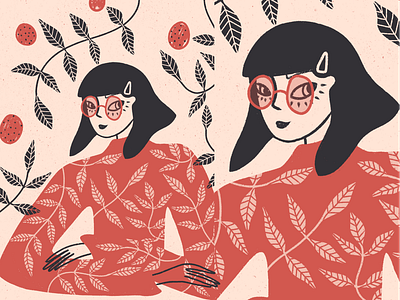 Girl with glasses character character design characterdesign composition creative girl girl character girl illustration girl portrait illustration illustration art illustration artist illustration challenge illustration design illustration digital portrait woman woman illustration woman portrait