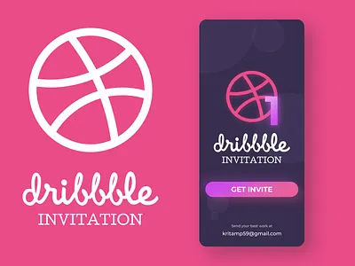 Dribble Invitation dribbble dribbble invitation dribbble invite dribbble invites figma illustration mobile design ui ui design uidesign web design web ui webdesign website website design