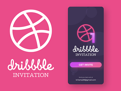 Dribble Invitation dribbble dribbble invitation dribbble invite dribbble invites figma illustration mobile design ui ui design uidesign web design web ui webdesign website website design