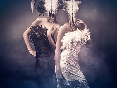 Dioscuri / ふたり art artist artwork creator graphicart graphicdesign graphicdesingner graphics photocollage photomanipulation photoretouch photoshop