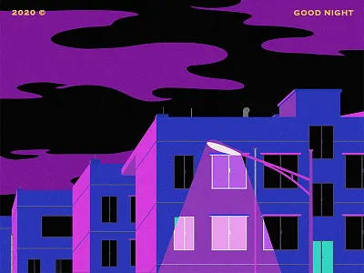 GOOD NIGHT design illustration