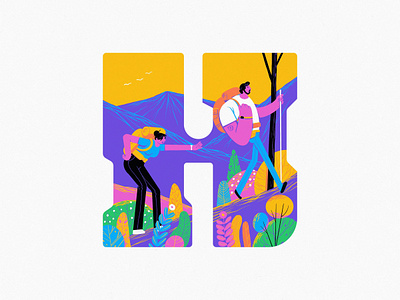 H 36daysoftype art design illustration typography